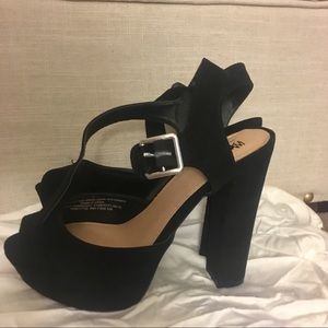 Mossimo, open toe platform high heels